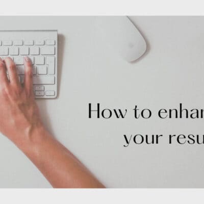 how to improve your resume