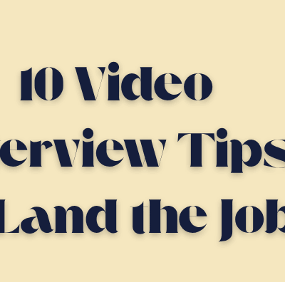 10 video interview tips to land the job
